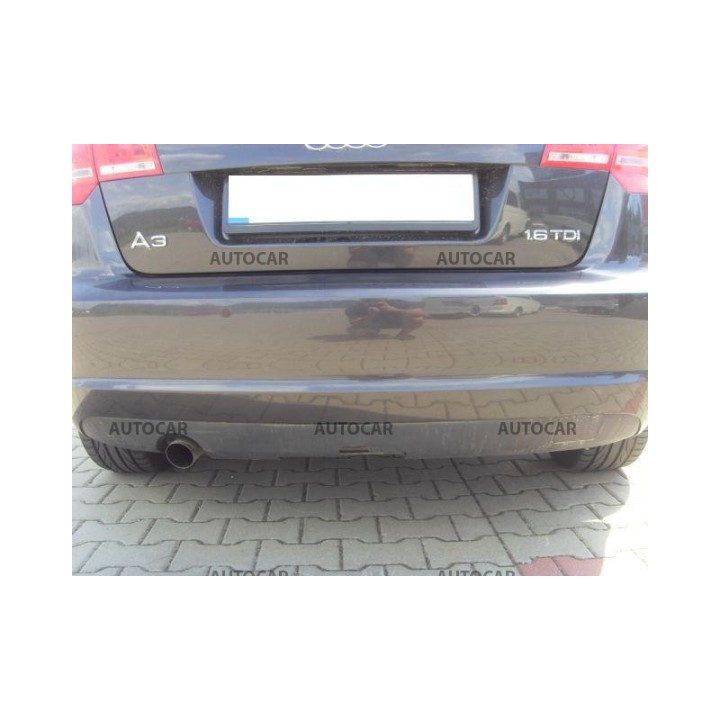 Vertical Detachable Towbar with Key, ORIS / Bosal A 3 5 Doors Sportback, Audi A3 2004 - 2008 - EDK.ro