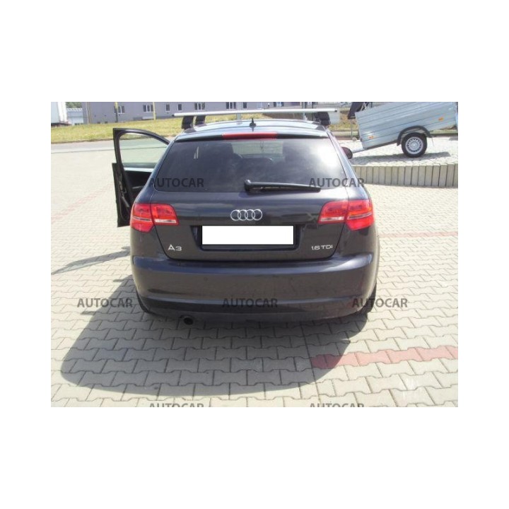 Vertical Detachable Towbar with Key, ORIS / Bosal A 3 5 Doors Sportback, Audi A3 2004 - 2008 - EDK.ro