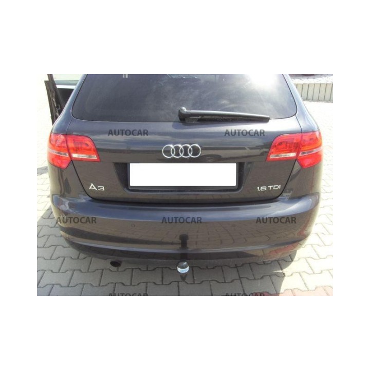Cârlig de Remorcare Detașabil Vertical cu Cheie, ORIS / Bosal A 3 5 Uși Sportback, Audi A3 2004 - 2008 - EDK.ro