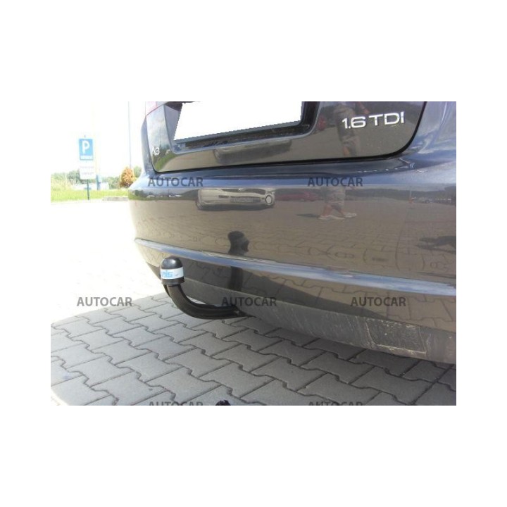 Cârlig de Remorcare Detașabil Vertical cu Cheie, ORIS / Bosal A 3 5 Uși Sportback, Audi A3 2008 - 2013 - EDK.ro
