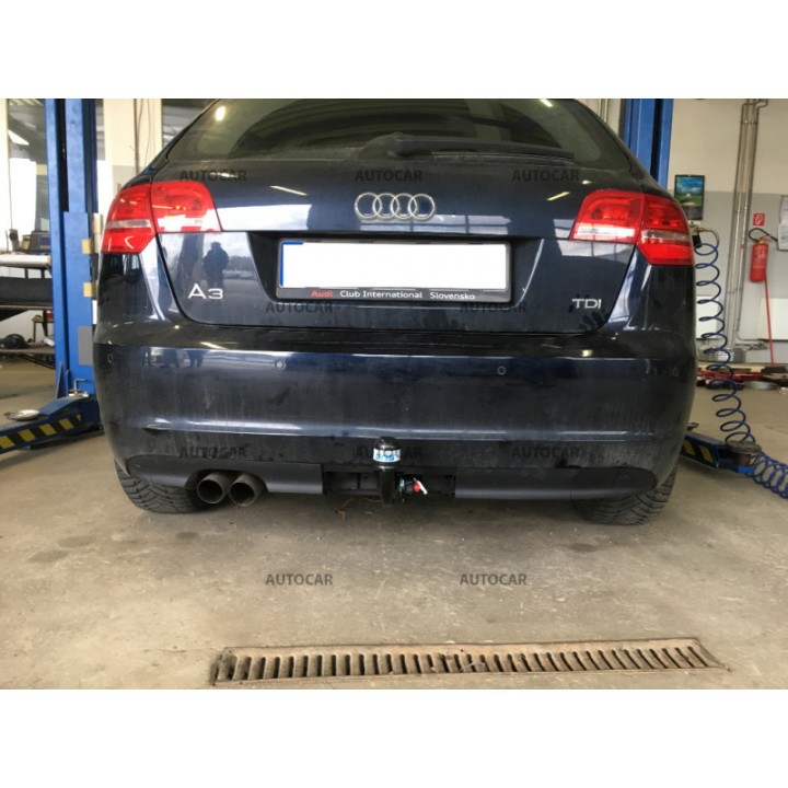 Cârlig de Remorcare Detașabil Vertical cu Cheie, ORIS / Bosal A 3 5 Uși Sportback, Audi A3 2008 - 2013 - EDK.ro