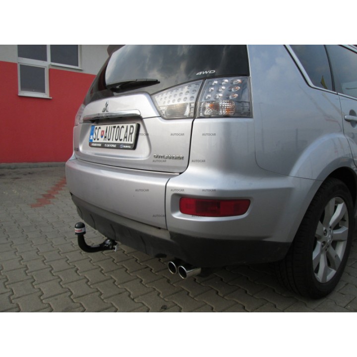 Vertical Detachable Towbar with Key, ORIS / Bosal, Mitsubishi Outlander 2007 - 2012 - EDK.ro