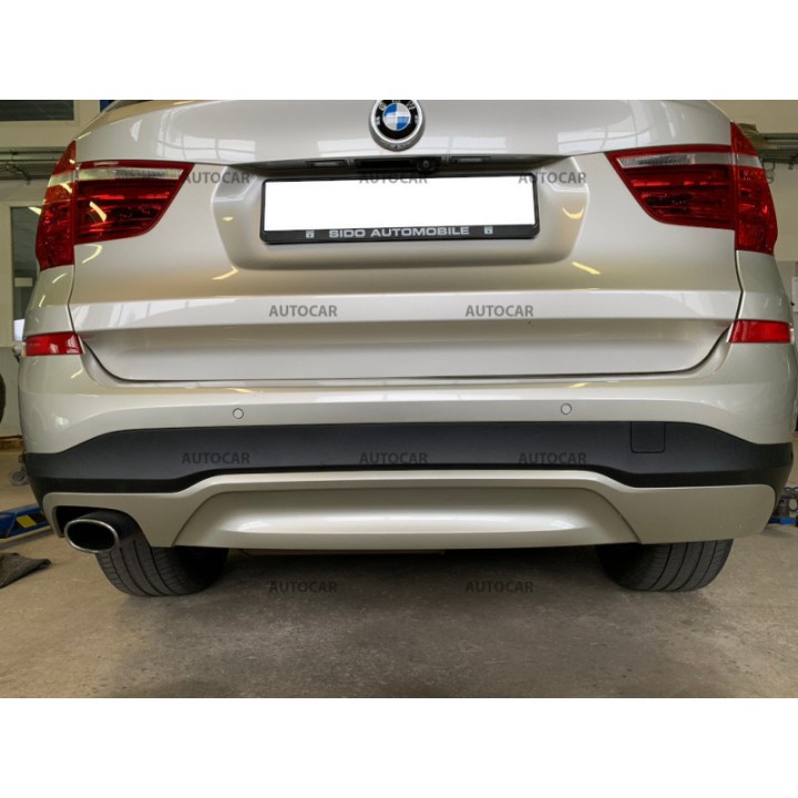 Vertical Detachable Towbar with Key, ORIS / Bosal F25, BMW X3 2009 - 2014 - EDK.ro