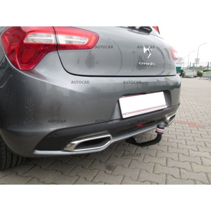 Vertical Detachable Towbar with Key, ORIS / Bosal, Citroën DS5 2011 - Present - EDK.ro