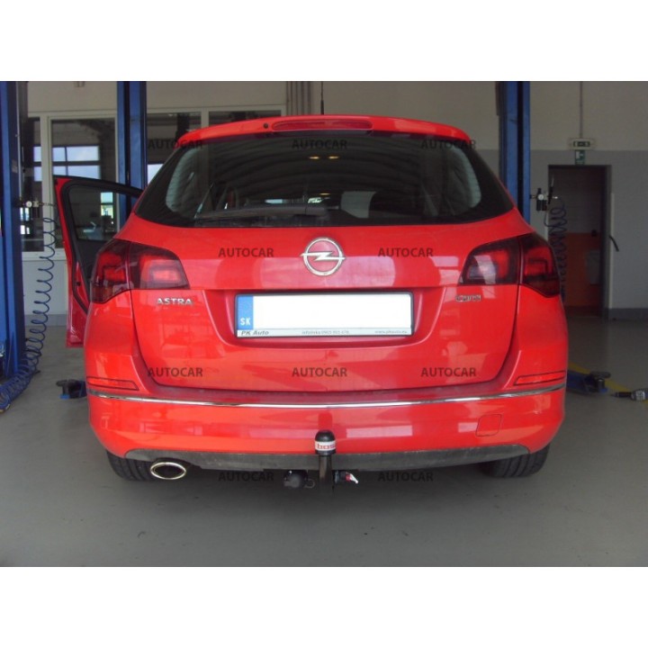 Cârlig de Remorcare Detașabil Vertical cu Cheie, ORIS / Bosal J, Opel Astra 2012 - Prezent - EDK.ro