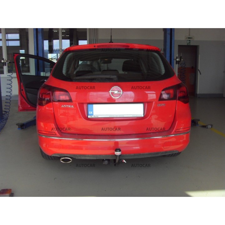 Cârlig de Remorcare Detașabil Vertical cu Cheie, ORIS / Bosal J, Opel Astra 2012 - Prezent - EDK.ro