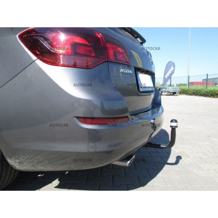 Cârlig de Remorcare Detașabil Vertical cu Cheie, ORIS / Bosal J, Opel Astra 2012 - Prezent - EDK.ro