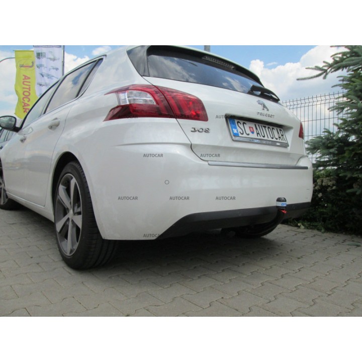 Cârlig de Remorcare Detașabil Vertical cu Cheie, ORIS / Bosal, Peugeot 308 2013 - Prezent - EDK.ro