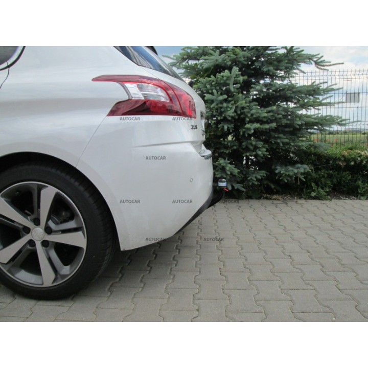 Cârlig de Remorcare Detașabil Vertical cu Cheie, ORIS / Bosal, Peugeot 308 2013 - Prezent - EDK.ro