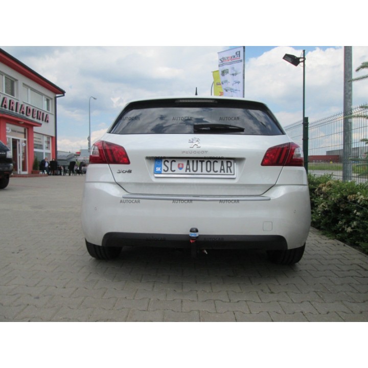Cârlig de Remorcare Detașabil Vertical cu Cheie, ORIS / Bosal, Peugeot 308 2013 - 2021 - EDK.ro