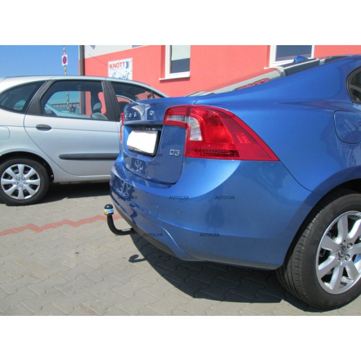 Vertical Detachable Towbar with Key, ORIS / Bosal S 60, Volvo S60 2010 - Present - EDK.ro