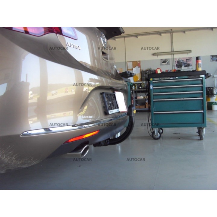 Vertical Detachable Towbar with Key, Westfalia Automotive J, Opel Astra 2009 - 2015 - EDK.ro