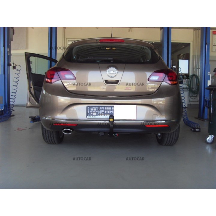 Cârlig de Remorcare Detașabil Vertical cu Cheie, Westfalia Automotive J, Opel Astra 2009 - 2015 - EDK.ro