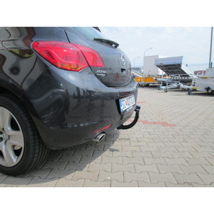 Vertical Detachable Towbar with Key, Westfalia Automotive J, Opel Astra 2009 - 2015 - EDK.ro