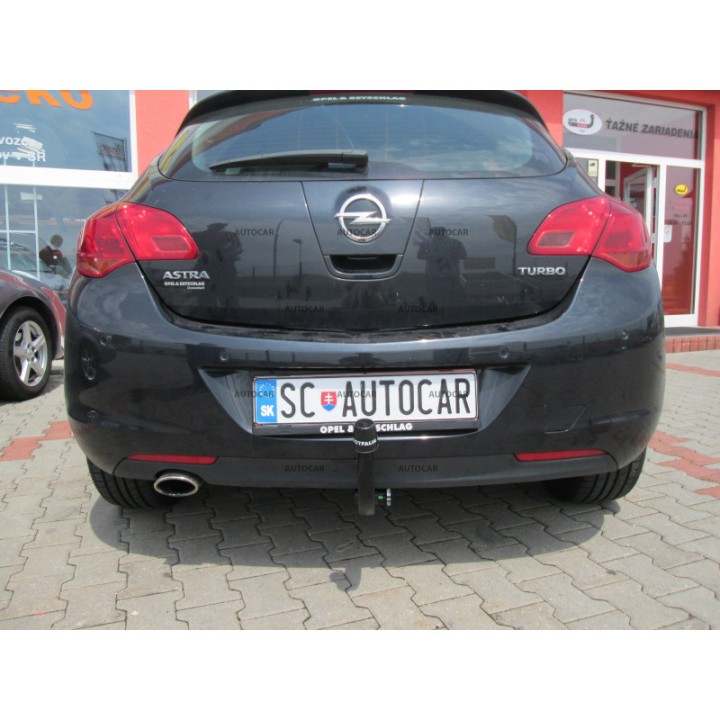 Vertical Detachable Towbar with Key, Westfalia Automotive J, Opel Astra 2009 - 2015 - EDK.ro