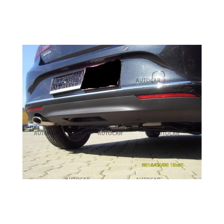 Cârlig de Remorcare Detașabil Vertical cu Cheie, Westfalia Automotive J, Opel Astra 2009 - 2015 - EDK.ro