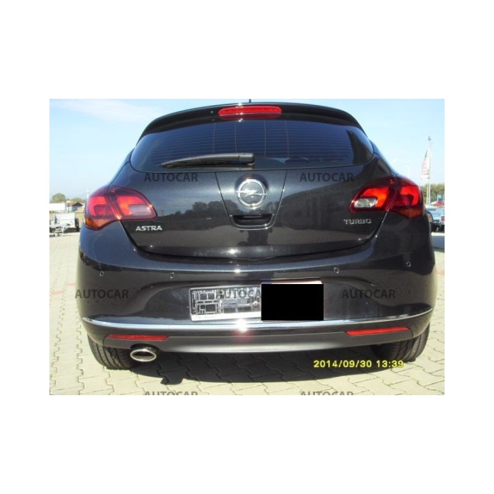 Cârlig de Remorcare Detașabil Vertical cu Cheie, Westfalia Automotive J, Opel Astra 2009 - 2015 - EDK.ro