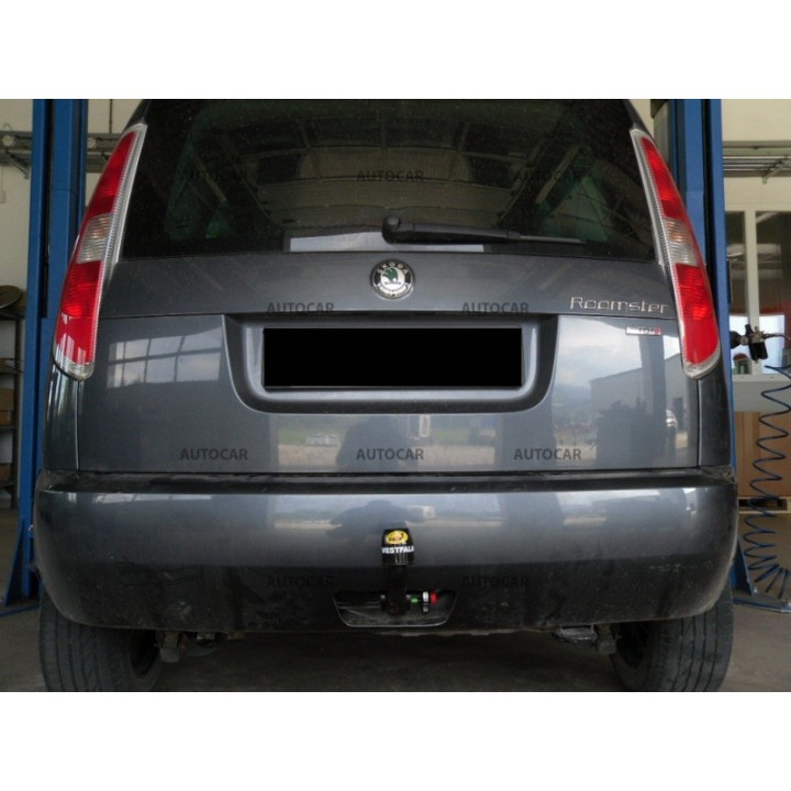 Cârlig de Remorcare Detașabil Vertical cu Cheie, Westfalia Automotive, Škoda Roomster 2006 - Prezent - EDK.ro