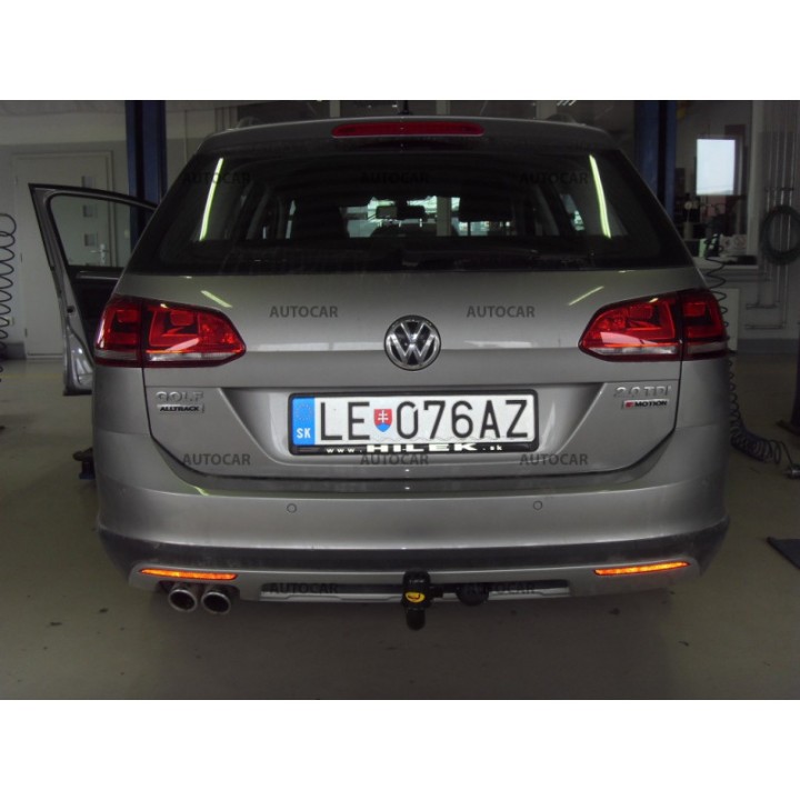Towbar, Auto-Hak, Vertical Detachable System, Volkswagen Golf 2013 - 2020 - EDK.ro