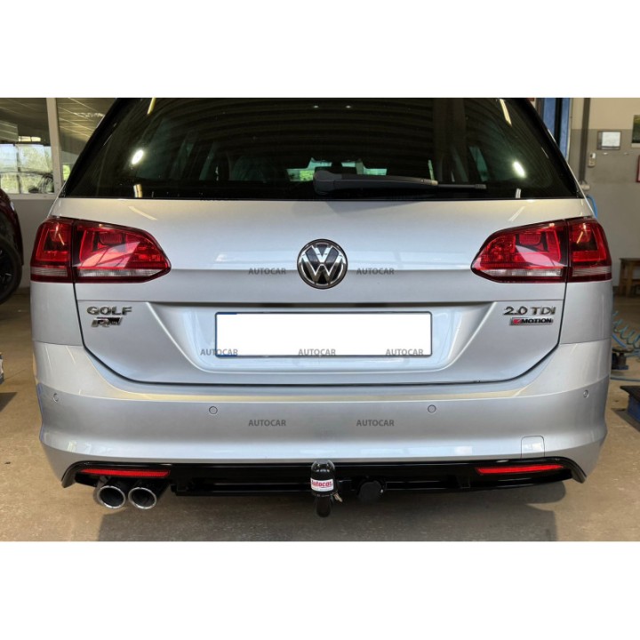 Towbar, Auto-Hak, Vertical Detachable System, Volkswagen Golf 2013 - 2020 - EDK.ro