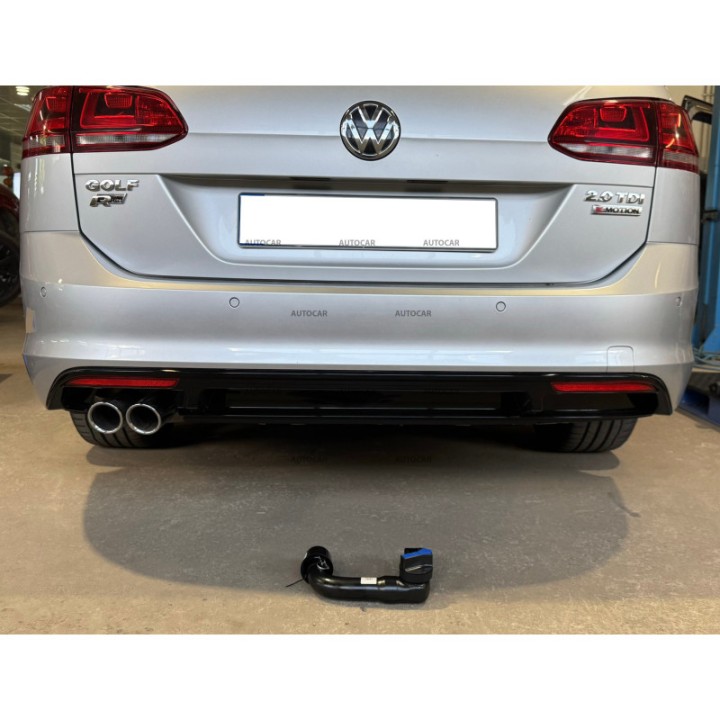 Towbar, Auto-Hak, Vertical Detachable System, Volkswagen Golf 2013 - 2020 - EDK.ro