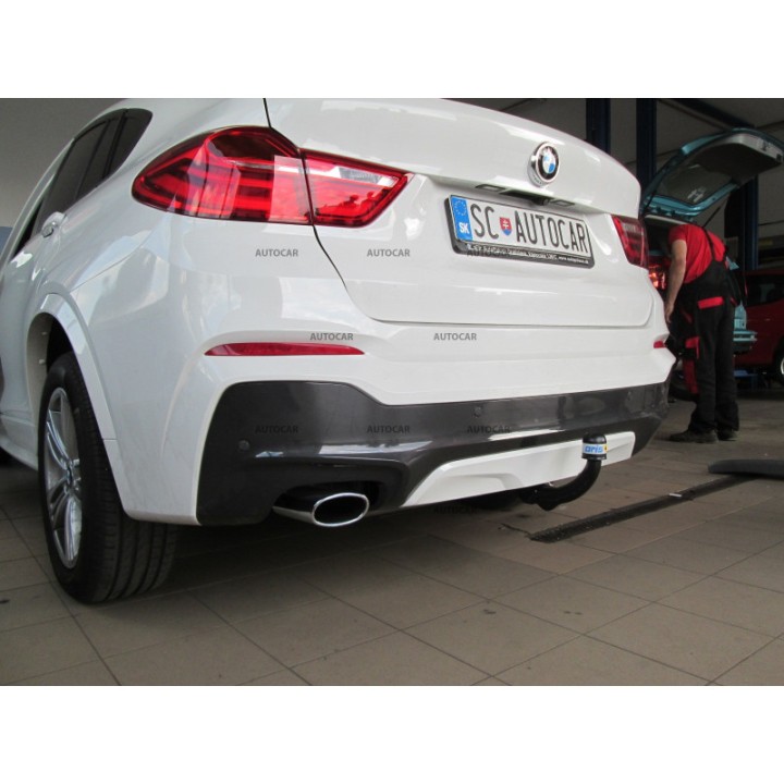 Vertical Detachable Towbar with Key, ORIS / Bosal F26, BMW X4 2014 - 2018 - EDK.ro