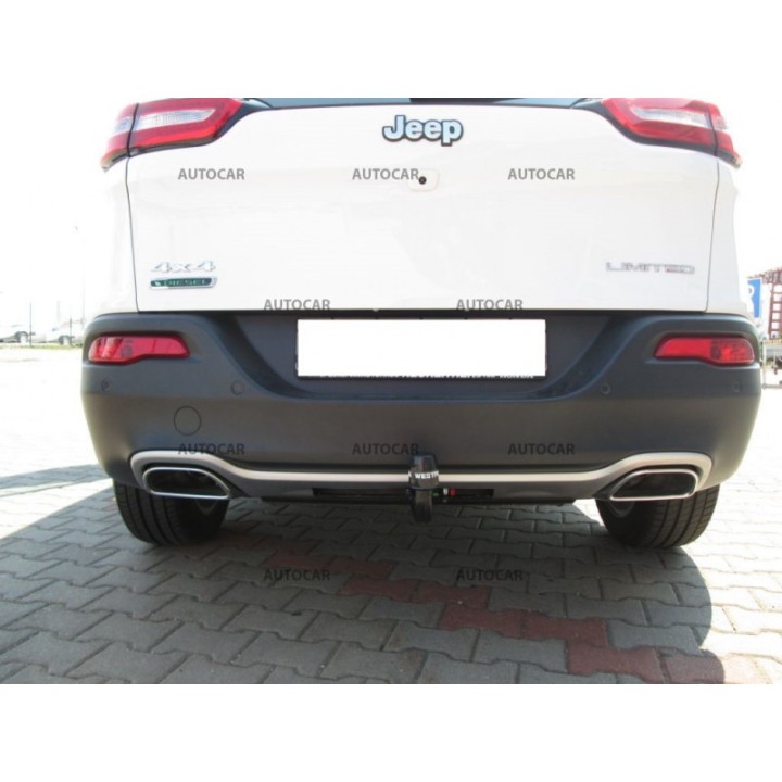 Cârlig de Remorcare Detașabil Vertical cu Cheie, Westfalia Automotive, Jeep Cherokee 2014 - Prezent - EDK.ro