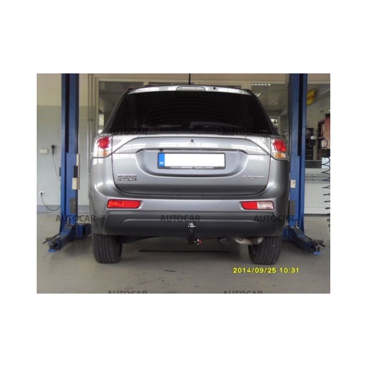 Vertical Detachable Towbar with Key, ORIS / Bosal, Mitsubishi Outlander 2012 - Present - EDK.ro
