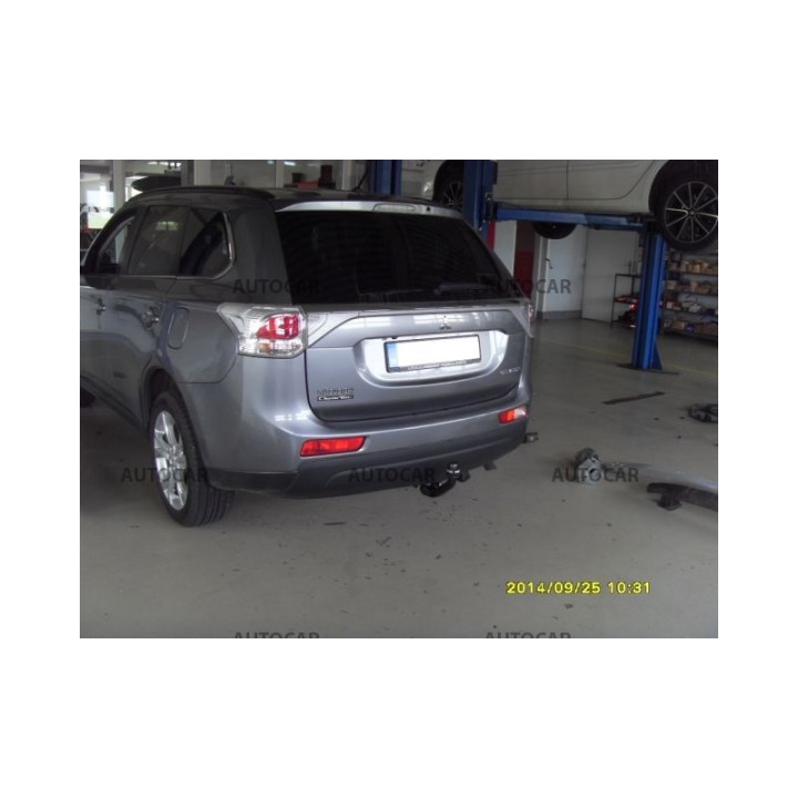 Vertical Detachable Towbar with Key, ORIS / Bosal, Mitsubishi Outlander 2012 - 2024 - EDK.ro