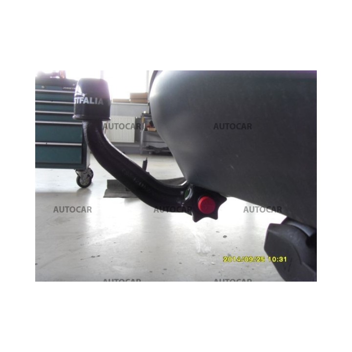 Vertical Detachable Towbar with Key, ORIS / Bosal, Mitsubishi Outlander 2012 - Present - EDK.ro