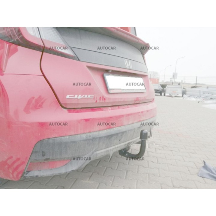 Towbar, Auto-Hak, Vertical Detachable System, Honda Civic 5-Door 2015 - 2017 - EDK.ro