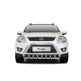 EC Homologated Bullbar, Steeler 4x4 "A" Bar with Spikes, Color Silver, Ford Kuga 2008 - 2012 - EDK.ro