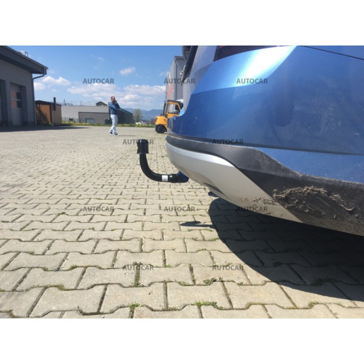 Cârlig de Remorcare, Auto-Hak, Sistem Demontabil Vertical, Škoda Fabia 2015 - 2018 - EDK.ro