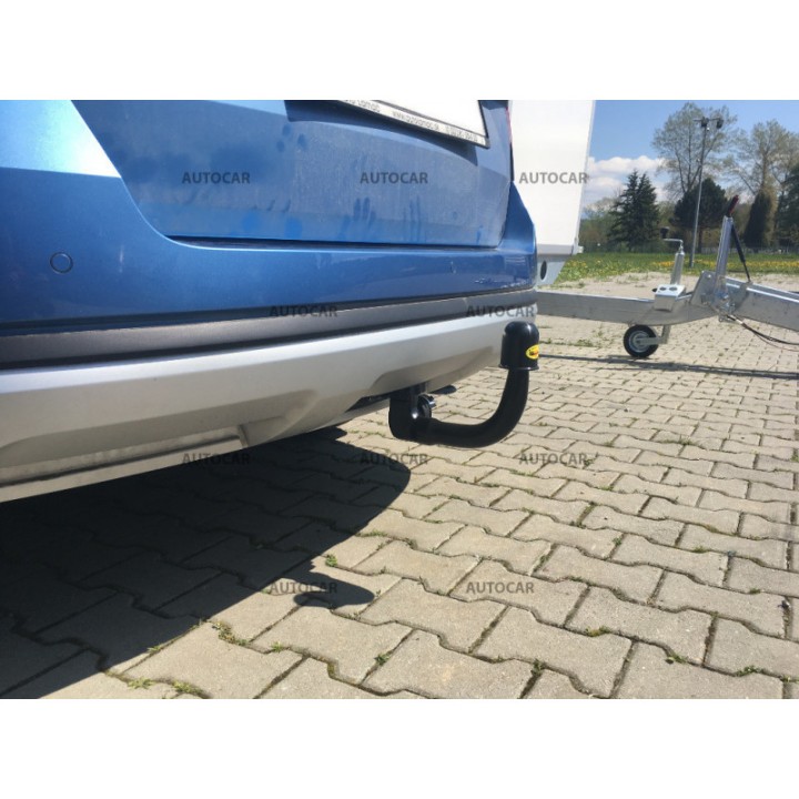 Cârlig de Remorcare, Auto-Hak, Sistem Demontabil Vertical, Škoda Fabia 2015 - 2018 - EDK.ro