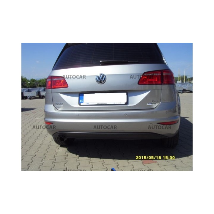 Towbar, Auto-Hak, Vertical Detachable System, Volkswagen Golf 2013 - Present - EDK.ro