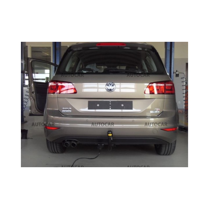Cârlig de Remorcare, Auto-Hak, Sistem Demontabil Vertical, Volkswagen Golf 2013 - Prezent - EDK.ro