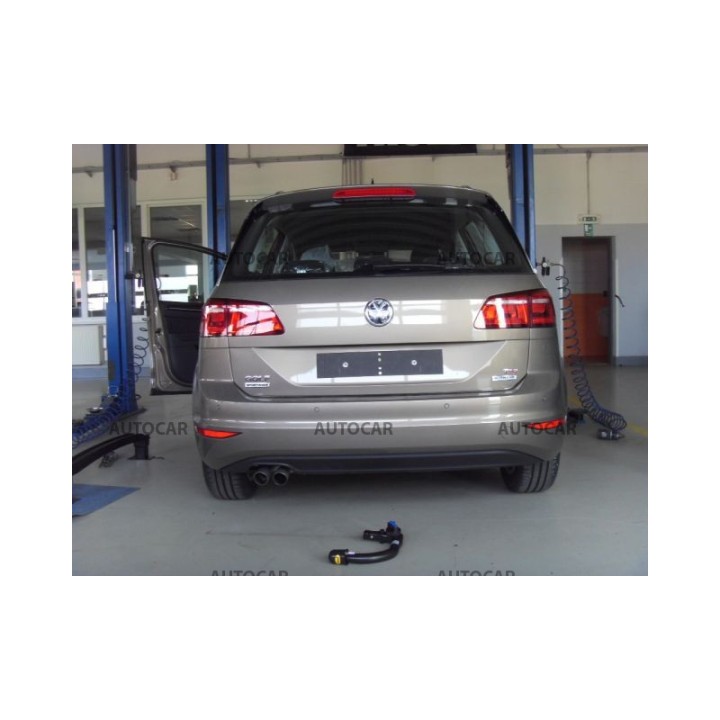 Towbar, Auto-Hak, Vertical Detachable System, Volkswagen Golf 2013 - Present - EDK.ro