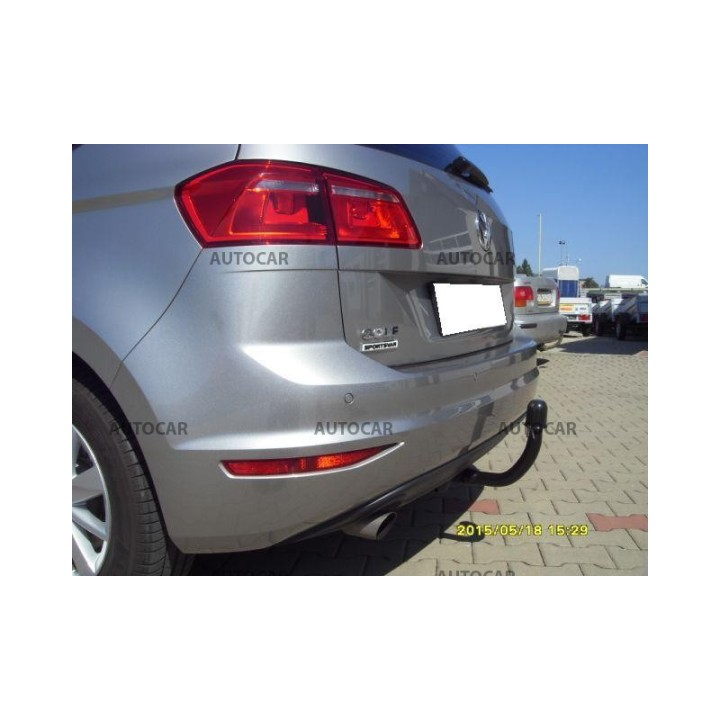 Towbar, Auto-Hak, Vertical Detachable System, Volkswagen Golf 2013 - Present - EDK.ro