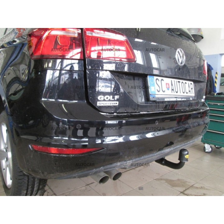 Towbar, Auto-Hak, Vertical Detachable System, Volkswagen Golf 2013 - Present - EDK.ro