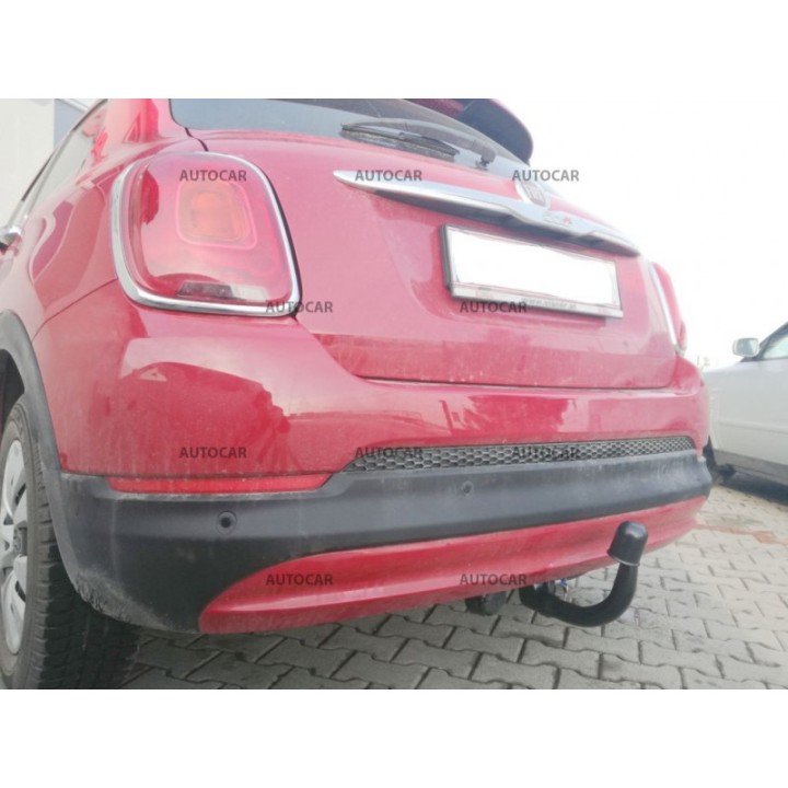Cârlig de Remorcare, Auto-Hak, Sistem Demontabil Vertical, Fiat 500X 2015 - Prezent - EDK.ro