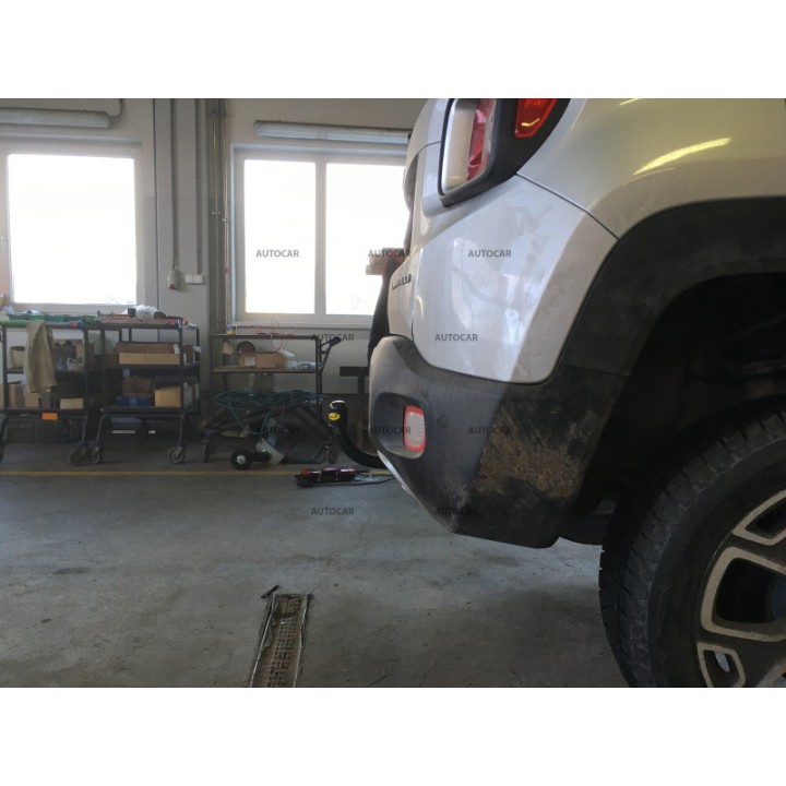 Towbar, Auto-Hak, Semi-Detachable System, Jeep Renegade 2014 - Present - EDK.ro
