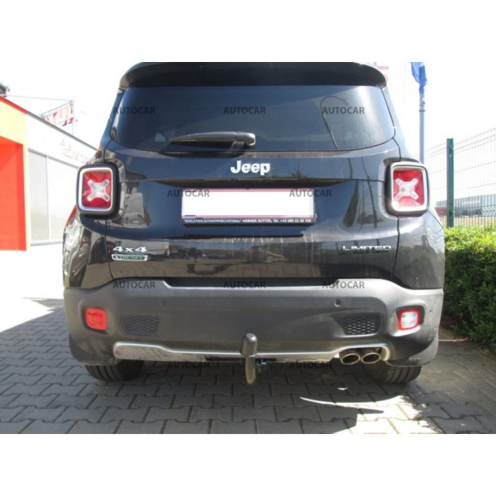 Towbar, Auto-Hak, Vertical Detachable System, Jeep Renegade 2014 - Present - EDK.ro