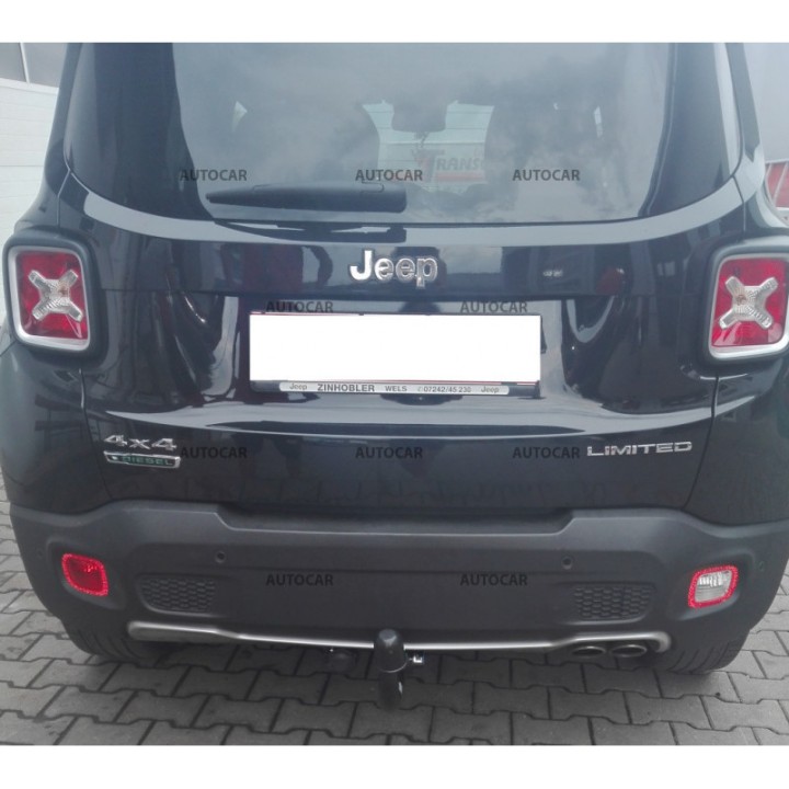 Towbar, Auto-Hak, Vertical Detachable System, Jeep Renegade 2014 - Present - EDK.ro