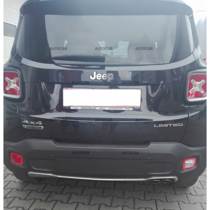 Towbar, Auto-Hak, Vertical Detachable System, Jeep Renegade 2014 - Present - EDK.ro