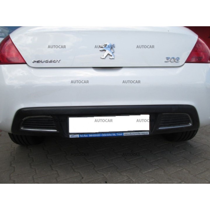Vertical Detachable Towbar with Key, ORIS / Bosal 5 Doors, Peugeot 308 2007 - 2013 - EDK.ro