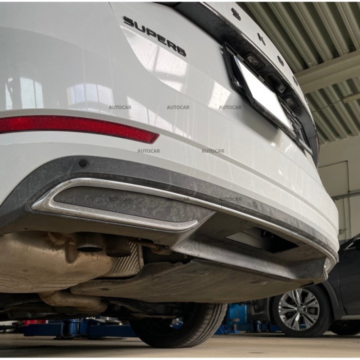 Vertical Detachable Towbar with Key, Westfalia Automotive III, Škoda Superb 2014 - 2023 - EDK.ro