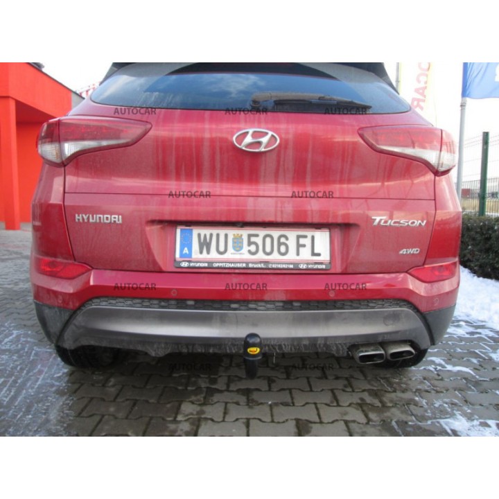 Towbar, Auto-Hak, Vertical Detachable System, Hyundai Tucson 2015 - 2018 - EDK.ro