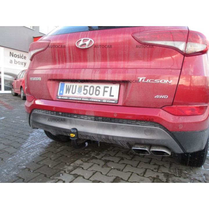 Cârlig de Remorcare, Auto-Hak, Sistem Demontabil Vertical, Hyundai Tucson 2015 - 2018 - EDK.ro