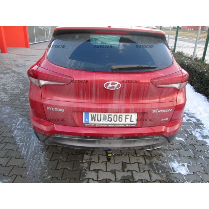 Cârlig de Remorcare, Auto-Hak, Sistem Demontabil Vertical, Hyundai Tucson 2015 - 2018 - EDK.ro