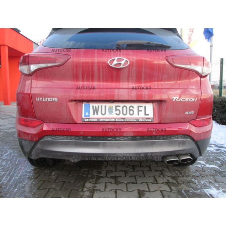 Cârlig de Remorcare, Auto-Hak, Sistem Demontabil Vertical, Hyundai Tucson 2015 - 2018 - EDK.ro
